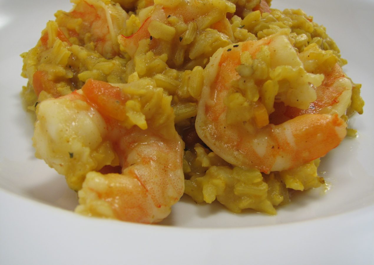 Curried Shrimp with Rice